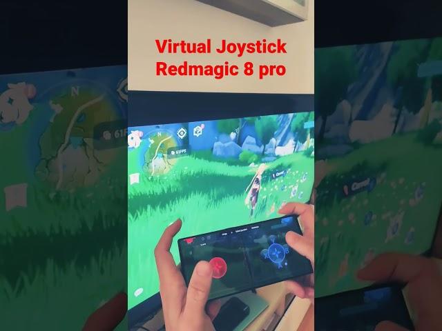 Virtual Joystick RedMagic 8 pro #gaming #gamingphone #genshinimpact #redmagic