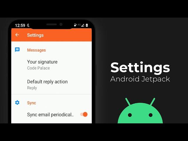 Settings Fragment in Android Studio Tutorial (Android Jetpack)