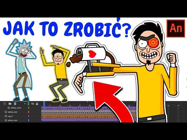 Jak zrobić kreskówkę typu Rick and Morty! - Poradnik Animacja od A do Z