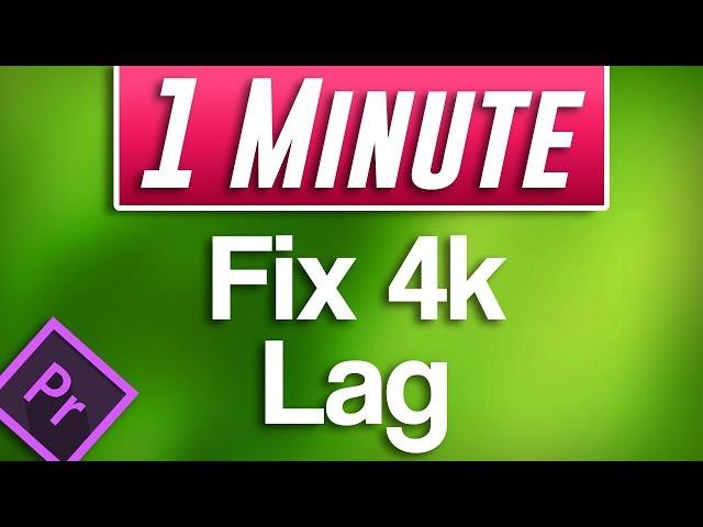 Premiere Pro CC : How to Edit 4k Footage by Fixing Lag (Proxy Tutorial)