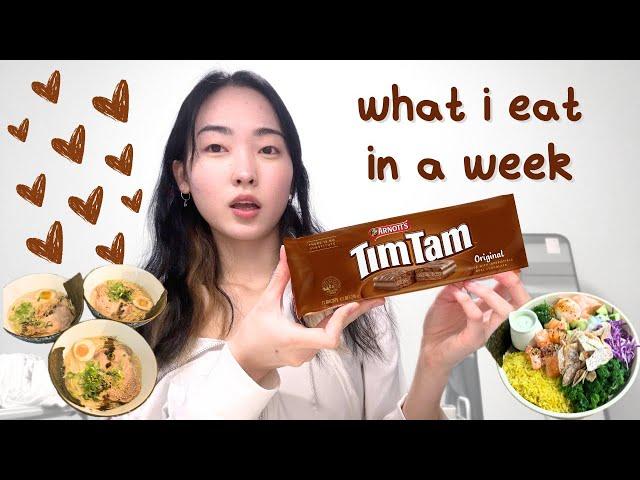   what i eat in a week [ unhealthy edition ] | UNI VLOG, asian food, junk food | studywithkiki