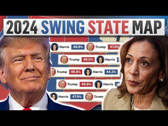 MY BATTLEGROUND PREDICTION | 2024 Electoral Map (Trump v Harris)