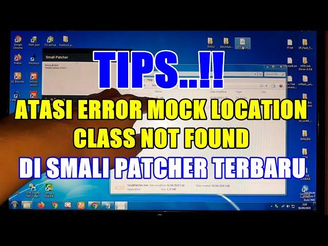 CARA ATASI ERROR MOCK LOCATION CLASS NOT FOUND DI SMALI PATCHER TERBARU - 100% SOLVED..!!