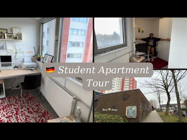 German Student Apartment TOUR // Robert Koch Dorm Tour + Cost of living as a Student in Germany