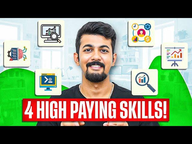 4 Skills for Highest Salaries in 2024 | How to learn? | Most Valuable Job Skills