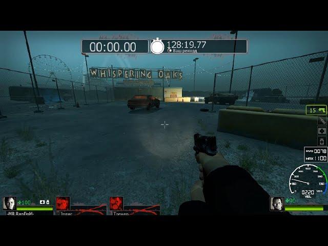 Left 4 Dead 2 - Dark Carnival Motel Survival Saferoom glitch + hidden map