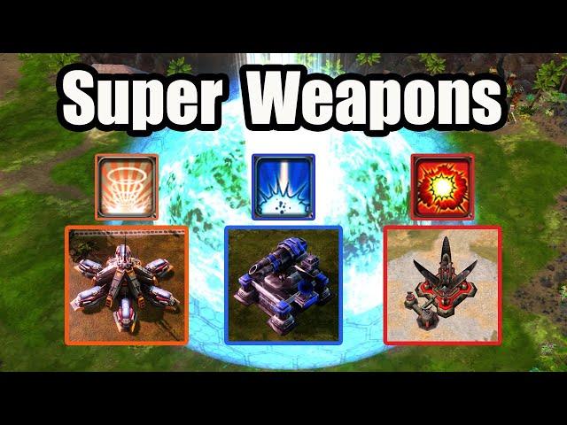 C&C Red Alert 3 - Comparing Main Super Weapons