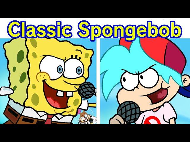 Friday Night Funkin' VS Classic Spongebob | FNF:SpongeBob's Classic Showdown DEMO 100% (FNF Mod)