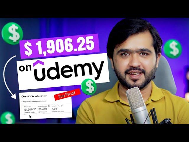 $2000/M | How To Make Money On Udemy In 2023 with Your Skills