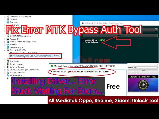 Solusi Error MTK Auth Bypass Tool 100% Work