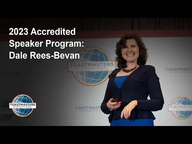 2023 Accredited Speaker Program: Dale Rees-Bevan