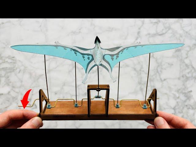 paper + wire = flying Pterosaur