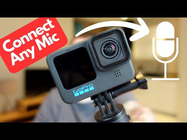 HOW to Connect Any MICROPHONE to GoPRO HERO 12 | 11 | 10 | 9