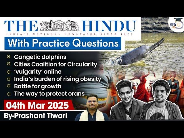 The Hindu Analysis | 4th March 2025 | The Hindu NewsPaper Today With Practice Questions