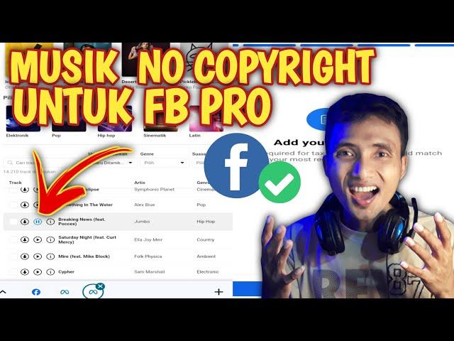 Cara Download Musik Lagu Bebas Hak Cipta Di Facebook Pro | Tutorial Facebook Pro