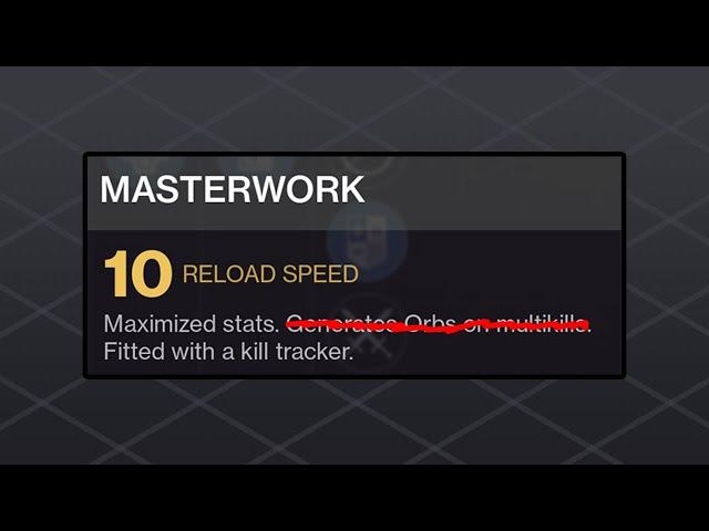 Destiny 2: Big Masterwork Armor and Weapon Changes
