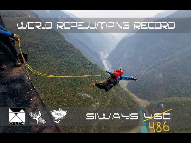 World Ropejumping Record. Project Siways 460 | 486m