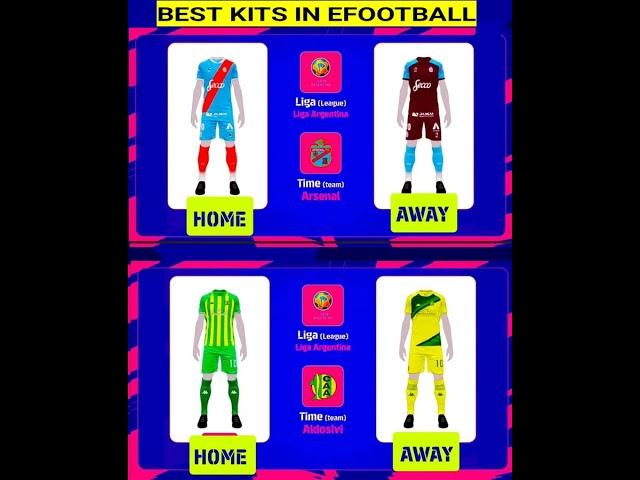 Best New Kits/Jerseys In eFootball 