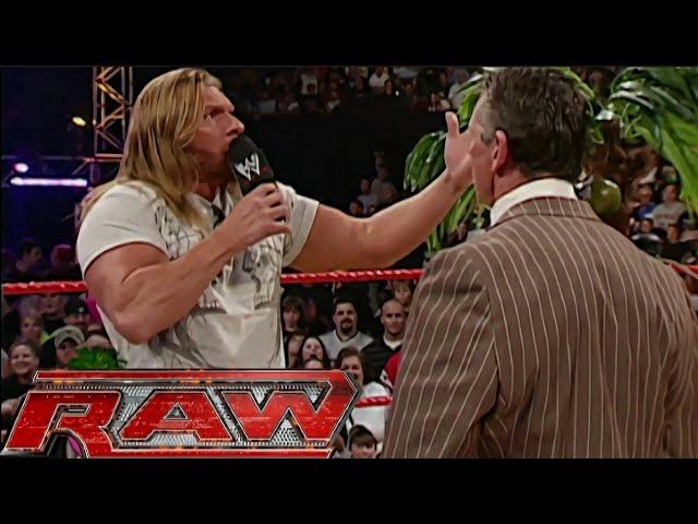 Triple H Returns To RAW (Shocking) RAW Aug 27,2007