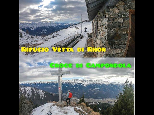 Rifugio Vetta di Rhon e Croce di Campòndola