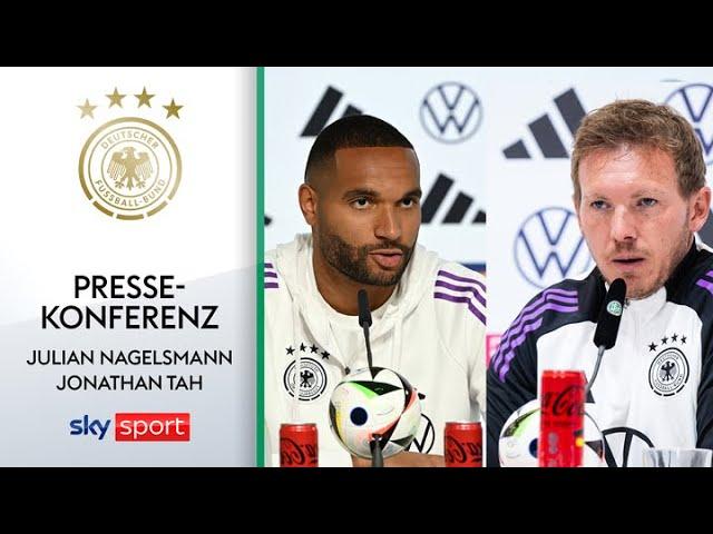 Pressekonferenz der Nationalmannschaft vor dem Spiel SUI-GER mit Nagelsmann und Tah