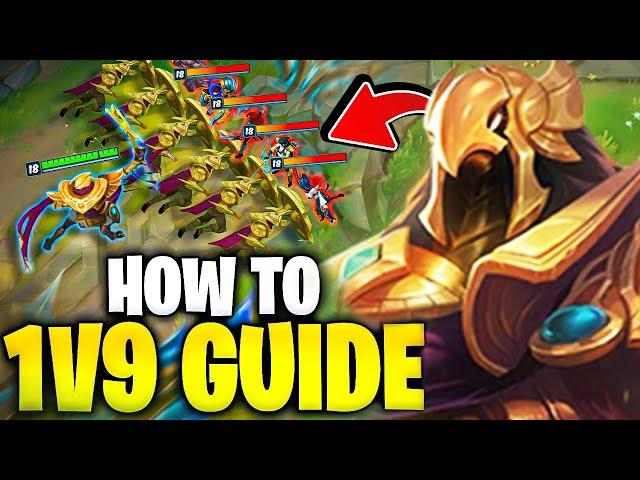 Rank 1 Azir Shows You How To 1v9 Carry Every Game in Season 14 | 1v9 Azir Guide