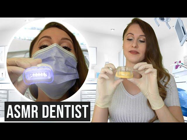 ASMR Dentist Roleplay Soft Spoken Dental Clinic (Teeth Whitening, Latex Glove Sounds)