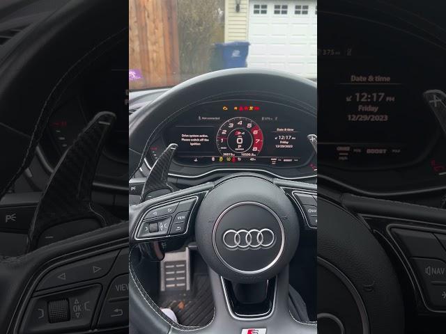 Audi S4 cold start!