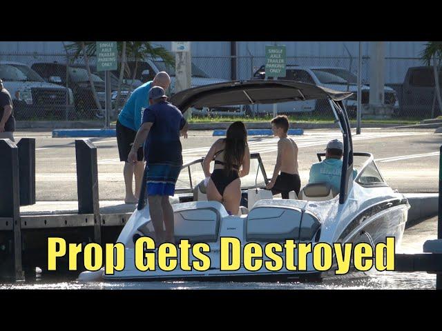 Prop Gets Destroyed! | Black Point Marina | Broncos Guru | Wavy Boats