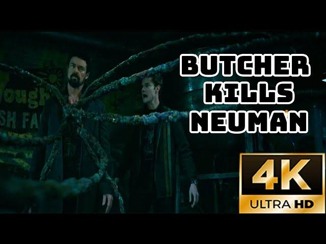 Butcher KILLS Neuman After Getting His New POWERS - The Boys Season 4 Finale