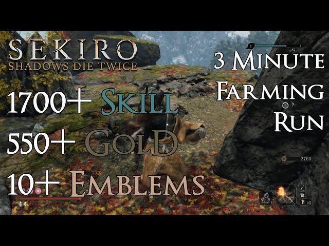 Sekiro: Shadows Die Twice - Mid-Game Farming Loop! Gold, Experience, & Spirit Emblems