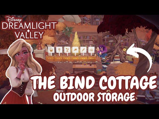 THE BIND COTTAGE / OUTDOOR STORAGE / SPEED BUILD AND DESIGN in DISNEY DREAMLIGHT VALLEY