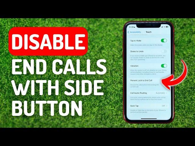 How to Disable End Calls With iPhone Side Button