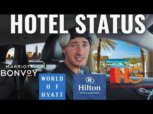 How To Get Hotel Status With Marriott, Hilton, Hyatt & IHG