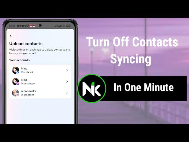 How To Turn Off contacts syncing on Instagram