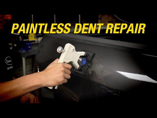 How to Remove a Dent on a Pickup Truck - Remove Dents at Home - Paintless Dent Repair Kit! Eastwood