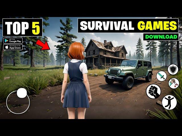 Top 5 Best Survival Games For Android 2024 | New Survival Games For Android