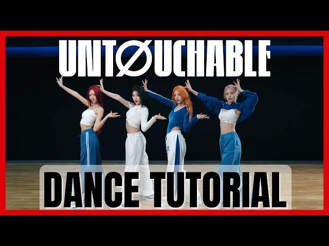 ITZY - 'UNTOUCHABLE' Dance Practice Mirrored Tutorial (SLOWED)