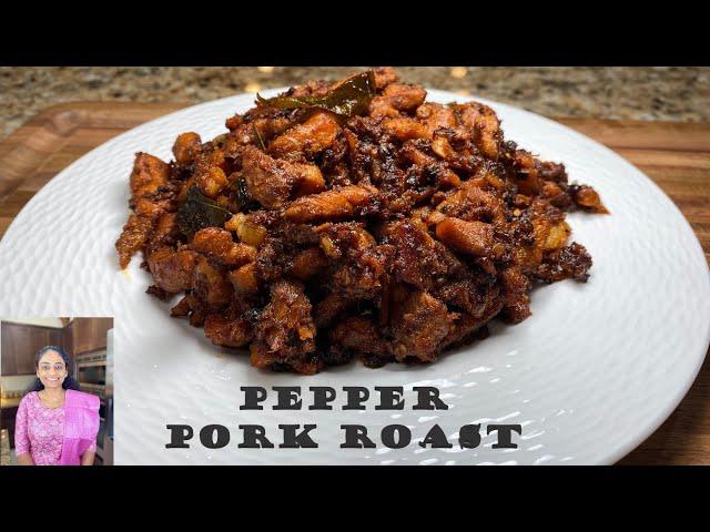 Kerala Style Pork Pepper Roast Recipe | കുറുമുളകിട്ട പോർക് റോസ്റ്റ്