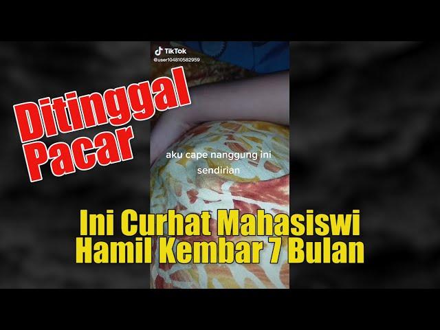 Viral di TikTok Kisah Mahasiswi Hamil Kembar 7 Bulan di Perantauan dan Ditinggal Pacar