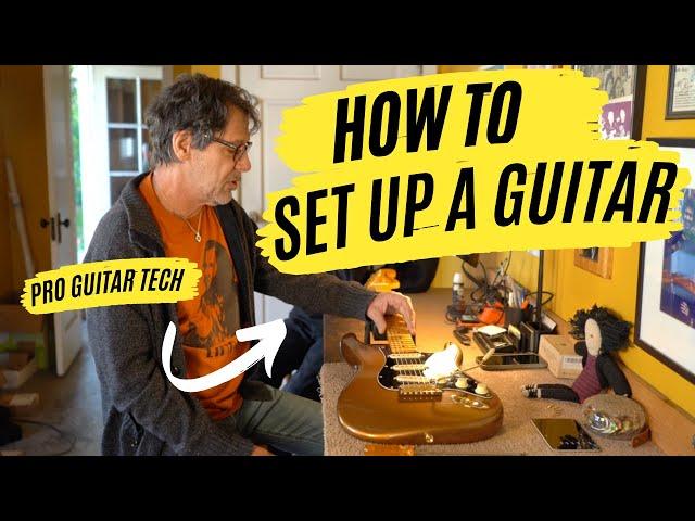 Pro Guitar Tech Teaches You How To Set Up Your Guitar!