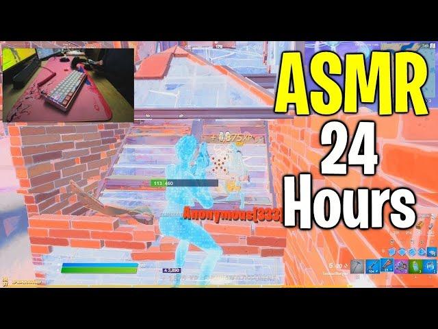 [24 HOUR] Satisfying LoFi Chill Keyboard + Mouse Sounds Fortnite  Gameplay ASMR