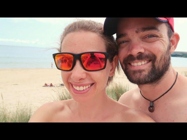 Nudist Beach Adventure | #FreeTheNipple #NudistBeach | UK VLOG 4