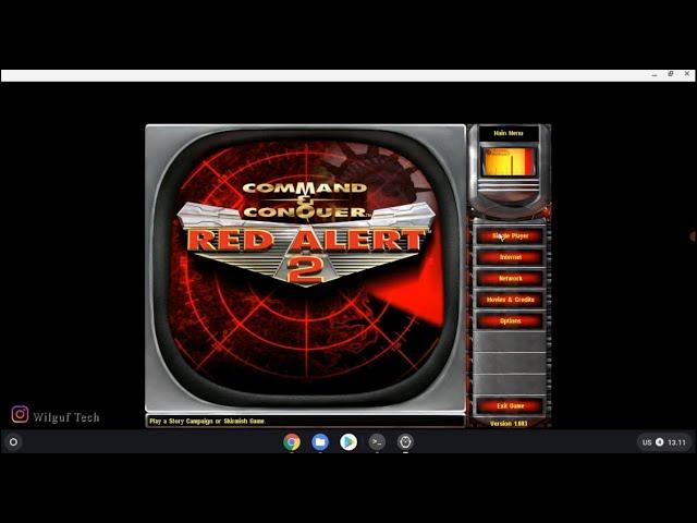 Cara Install Red Alert di Chromebook