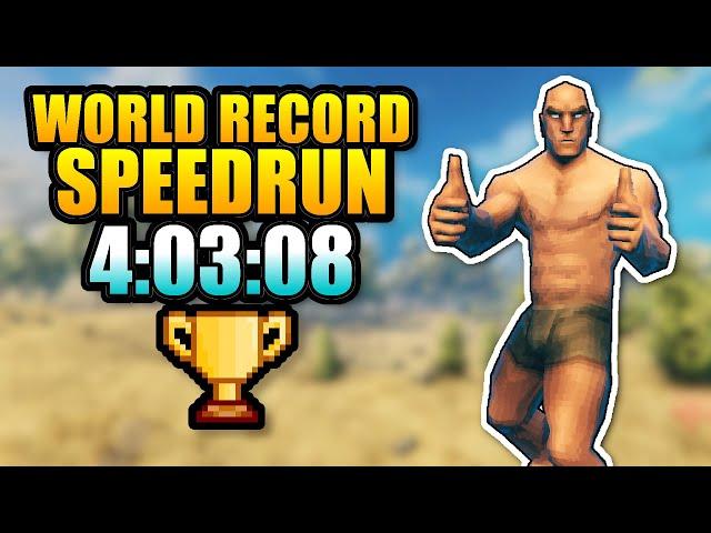 The BEST Run in Valheim History!!! WORLD RECORD Valheim Speedrun in 4:03:08 (NG RSG All Bosses)