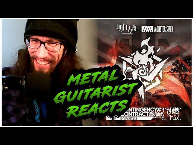 Pro Metal Guitarist REACTS: Arknights OST - Battleplan Pyrolysis