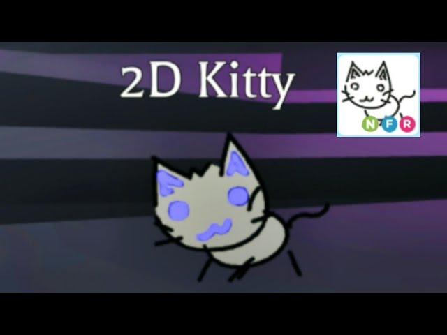 Making A NEON 2D KITTY in ADOPT ME