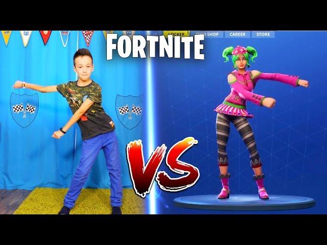 FORTNITE DANCE CHALLENGE! - In Real Life  Кто КРУЧЕ ТАНЦУЕТ ?