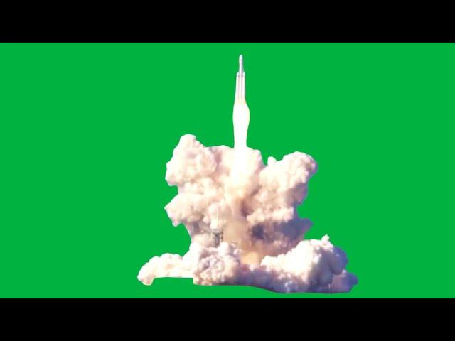 Rocket Launch Green Screen ~ HD ~ Free To Use