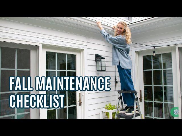 Fall Home Maintenance Checklist